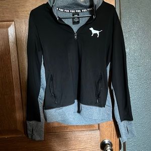 Vs pink half zip